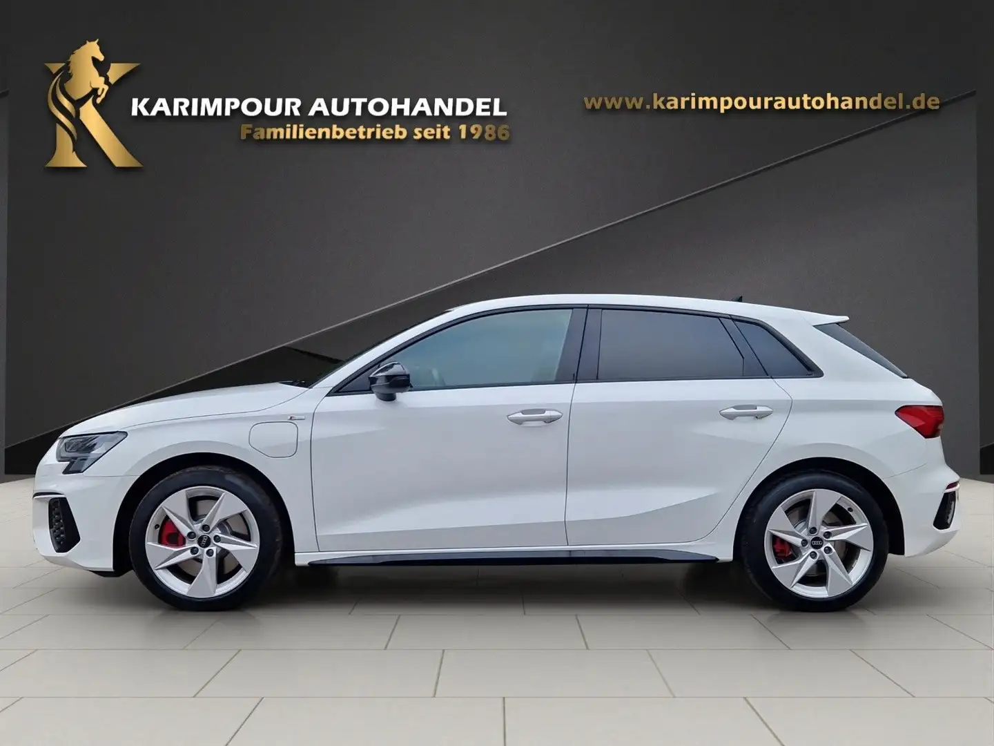 Audi A3 Sportback 45 TFSI e S line *Nav*245PS*EU6d* Blanc - 2