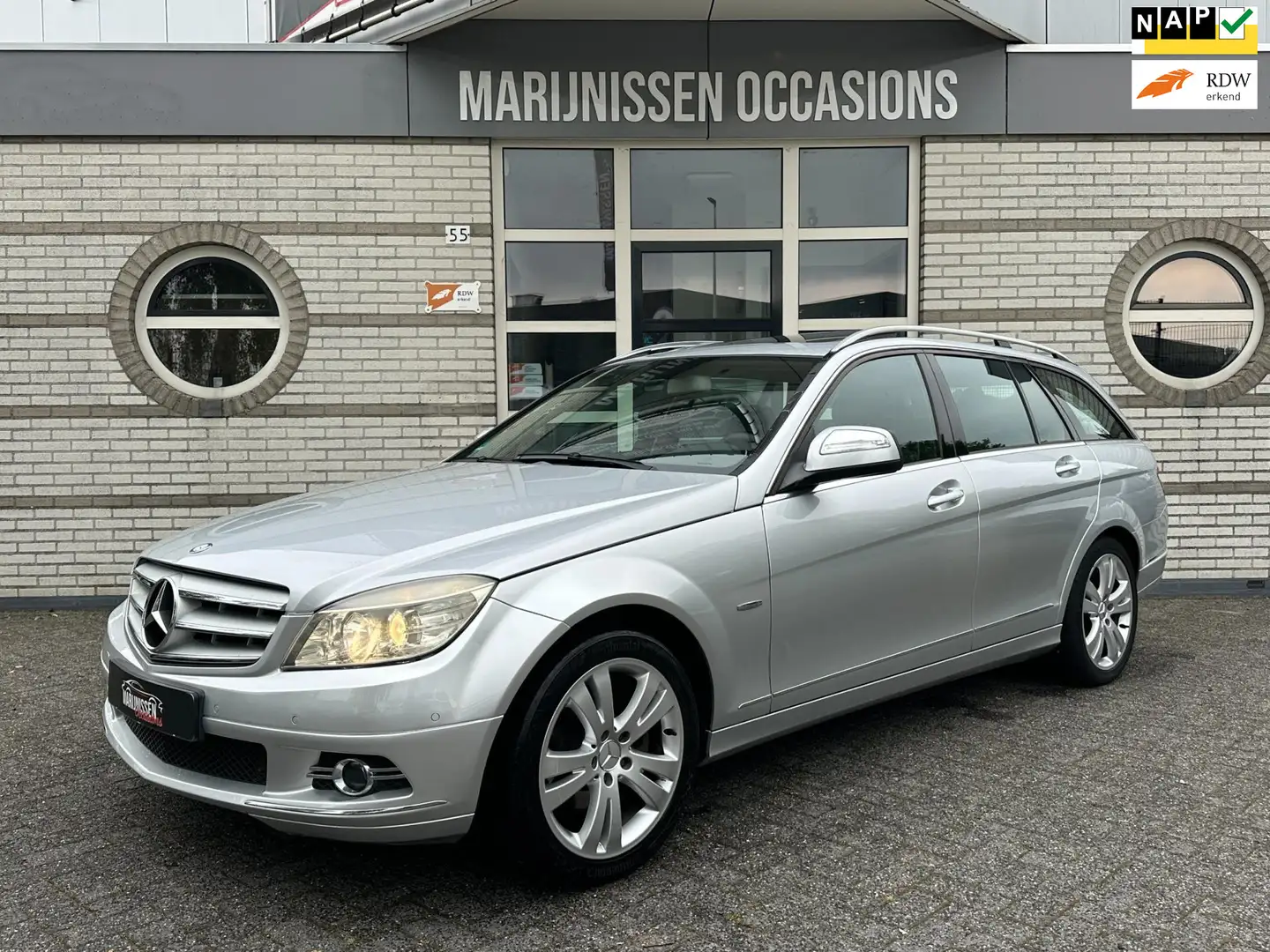Mercedes-Benz C 200 K Avantgarde |Pano,Stoelvw,PDC| Argento - 1
