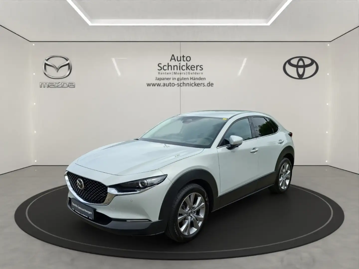 Mazda CX-30 SKY-G EXCLUSIVE+LEDER+DESIGN-P+DRAS-P Weiß - 1