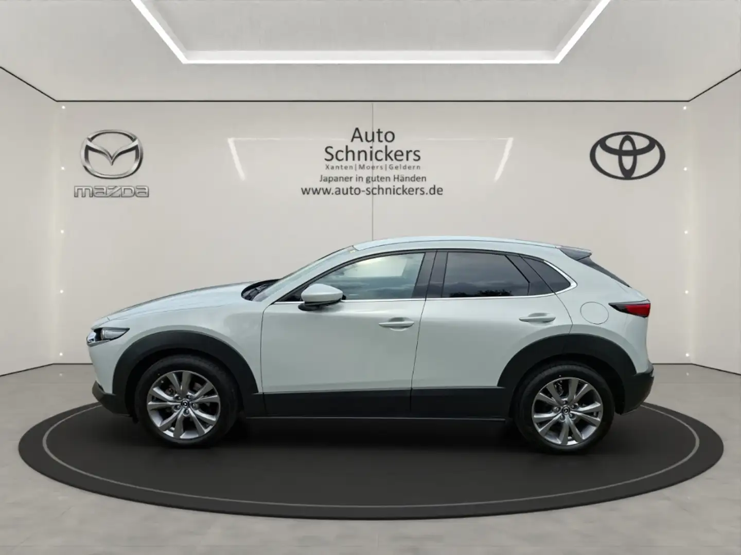 Mazda CX-30 SKY-G EXCLUSIVE+LEDER+DESIGN-P+DRAS-P Weiß - 2