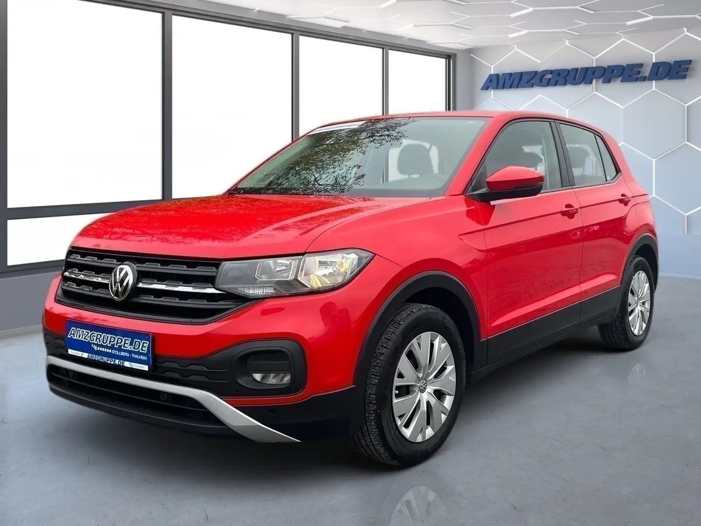 Volkswagen T-Cross 1.0 TSI AHK+Bluetooth+PDC+Totwinkelassistent Червоний - 1