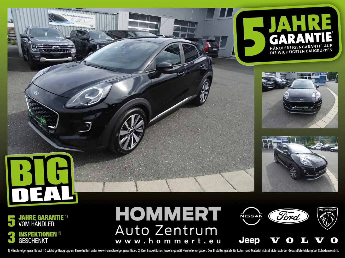 Ford Puma 1.0 EcoBoost Titanium X Alu Navi Noir - 1