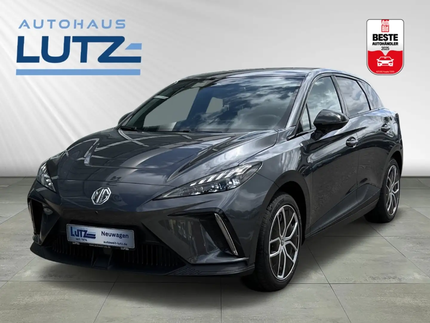 MG MG4 Luxury LED Navi ACC Teilleder Kamera PDC Gris - 1