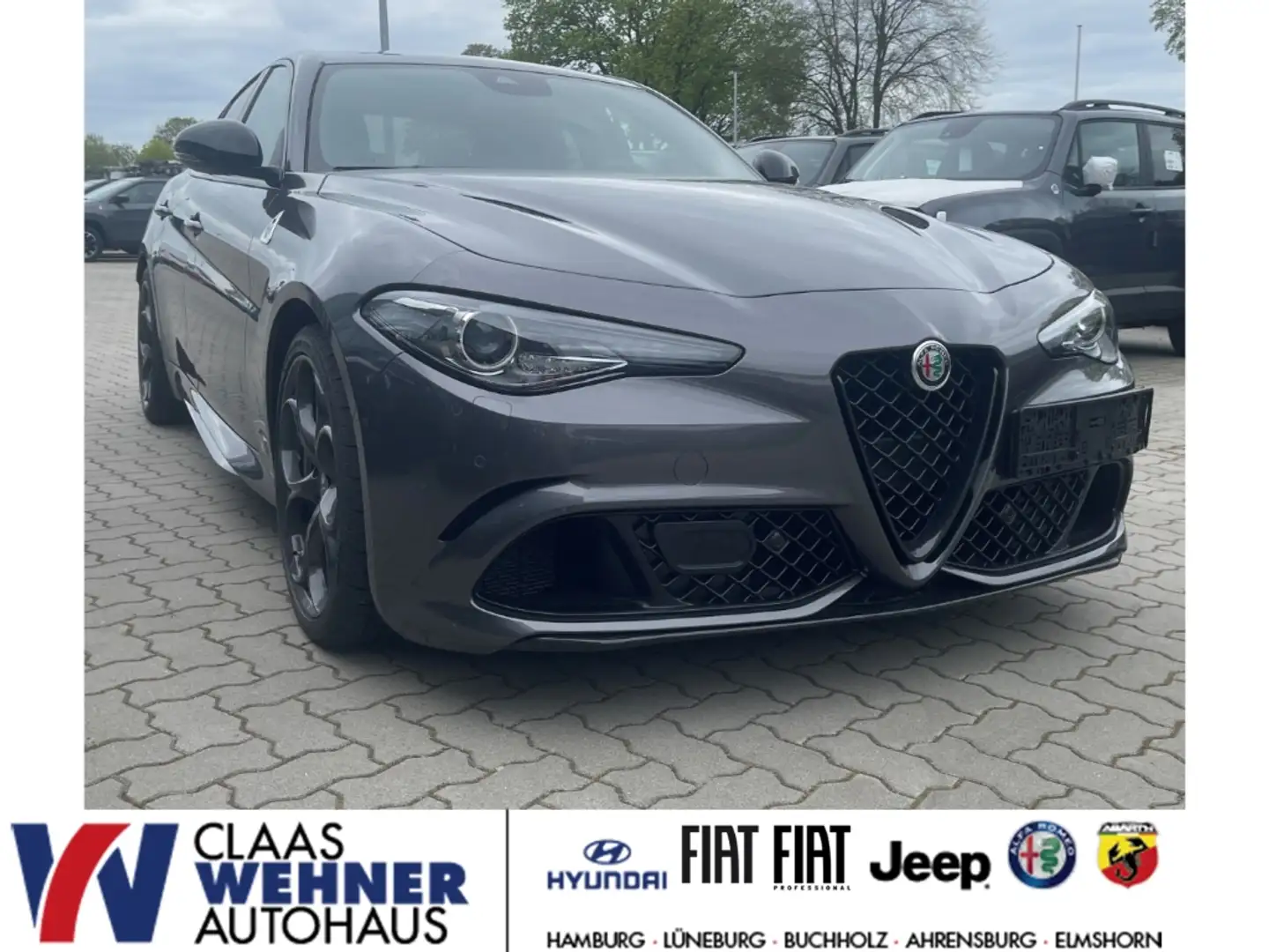 Alfa Romeo Giulia Quadrifoglio 2.9 V6 Bi-Turbo EU6d Gri - 1