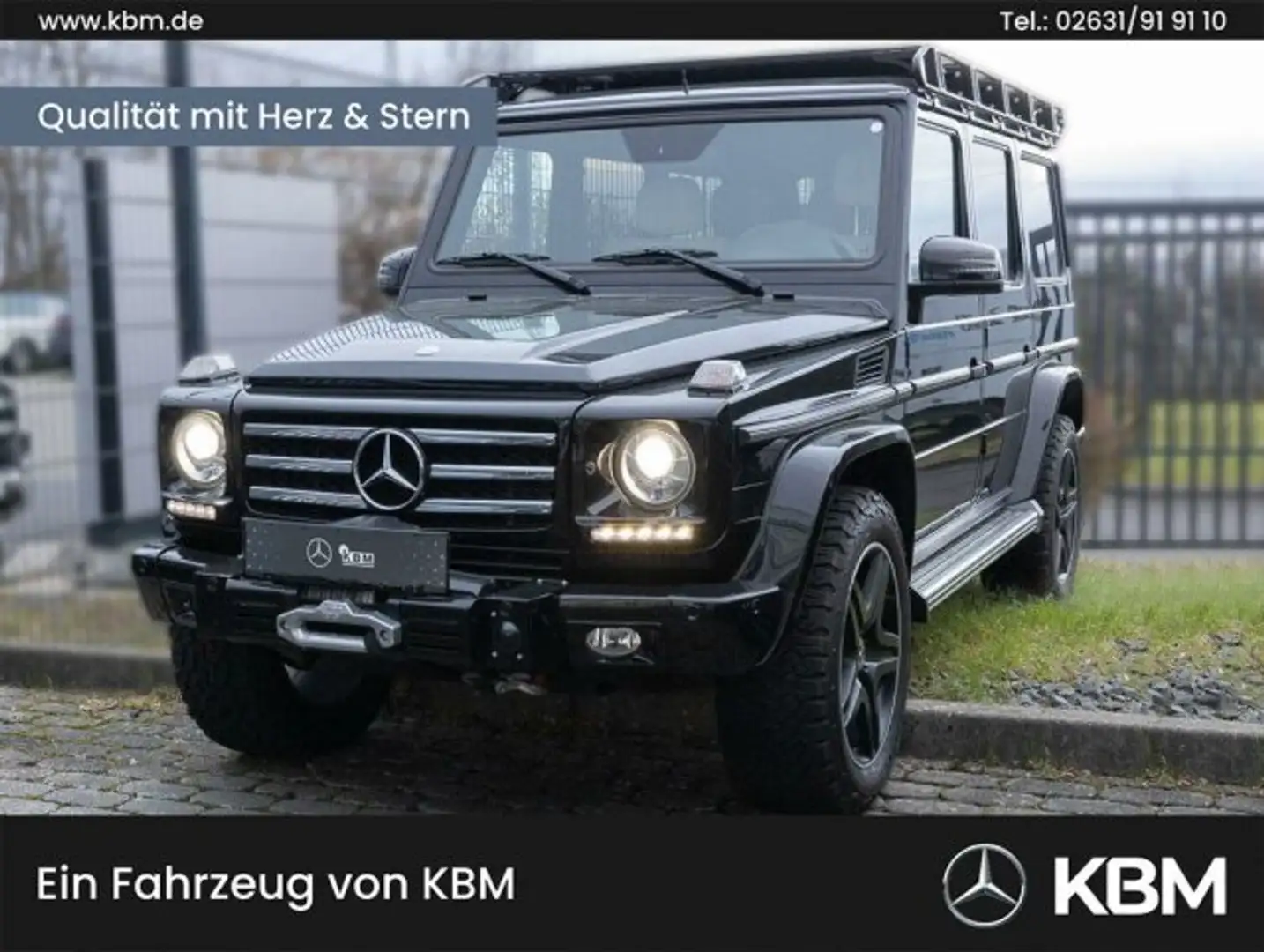 Mercedes-Benz G 500 G 500 DESIGNO°AMG-LMR°SEILWINDE°OFFROAD-UMBAU° Black - 1