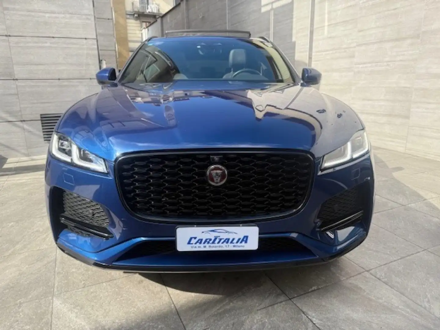 Jaguar F-Pace 2.0 D 163 CV AWD aut. S TETTO PANORAMICO Blu/Azzurro - 2