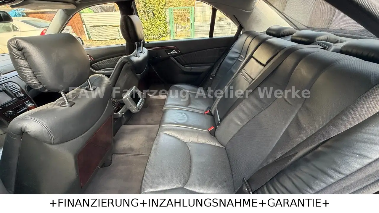 Mercedes-Benz S 600 L V12 Schwarz/Schwarz Vollausst. 2.Hand, foto 8