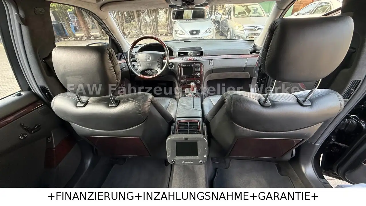 Mercedes-Benz S 600 L V12 Schwarz/Schwarz Vollausst. 2.Hand, foto 7
