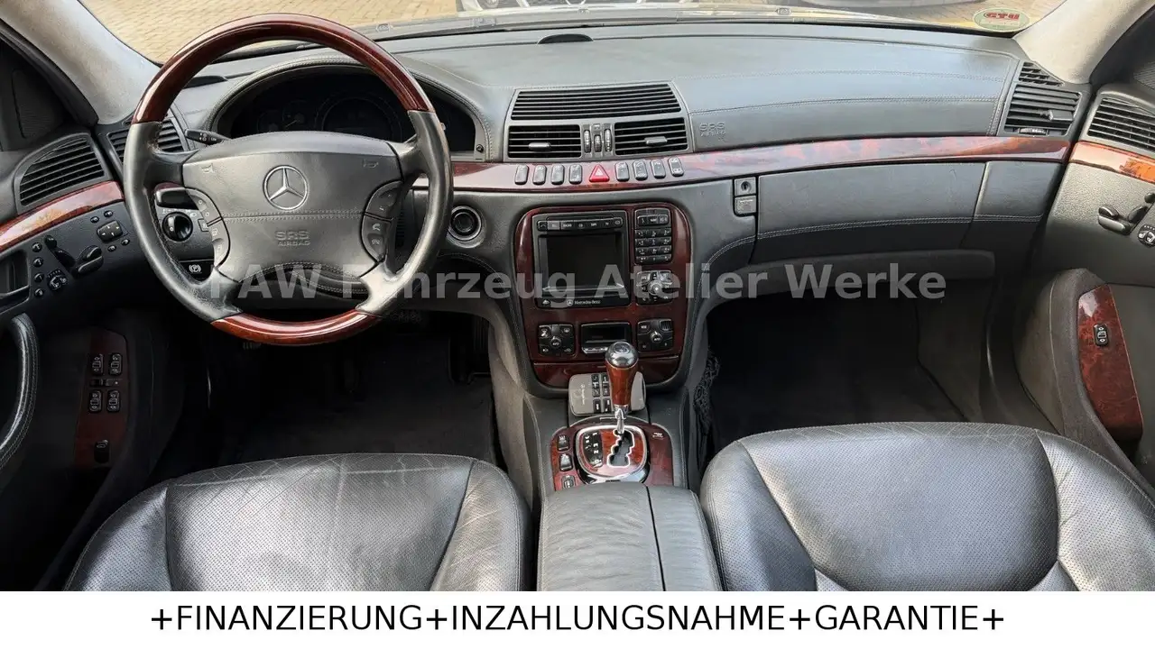 Mercedes-Benz S 600 L V12 Schwarz/Schwarz Vollausst. 2.Hand, foto 10