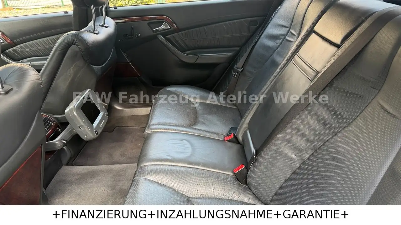 Mercedes-Benz S 600 L V12 Schwarz/Schwarz Vollausst. 2.Hand, foto 9