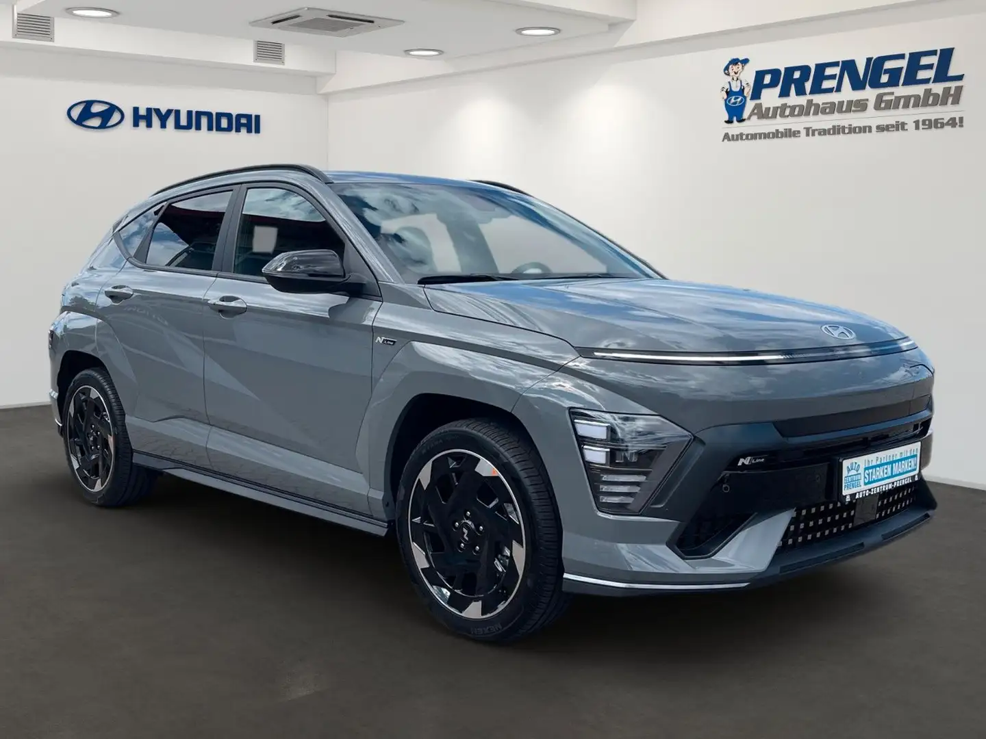 Hyundai KONA EV 65,4kWh N-Line LED/Navi/Kamera/SHZ/App Gris - 2