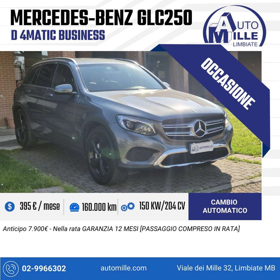 Mercedes-Benz GLC 250 GLC 250 d Sport 4matic auto