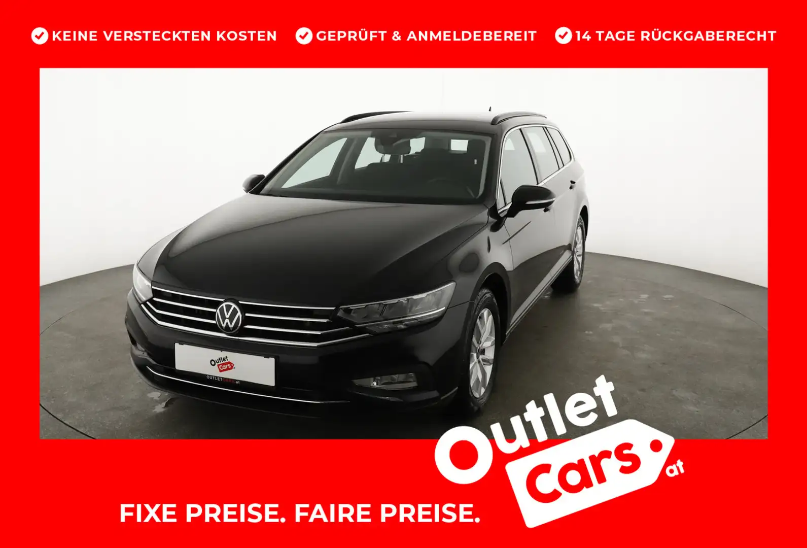 Volkswagen Passat Variant Business TDI Schwarz - 1