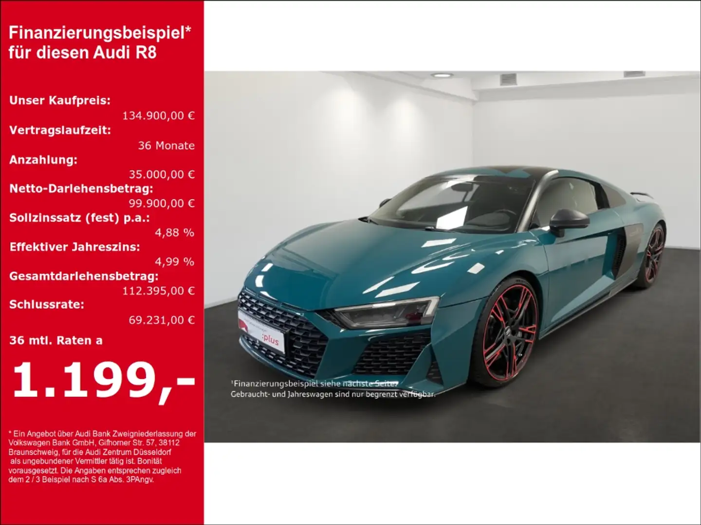 Audi R8 Green Hell Coupe V10 Performance Nr.11 von Weltwei Grün - 1