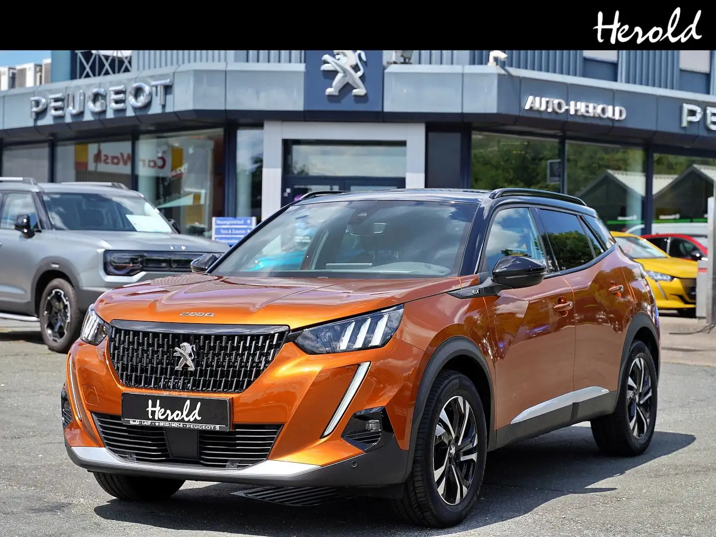 Peugeot 2008 GT*ACC,AHK,Sitzheizung,1.Hand* Orange - 2