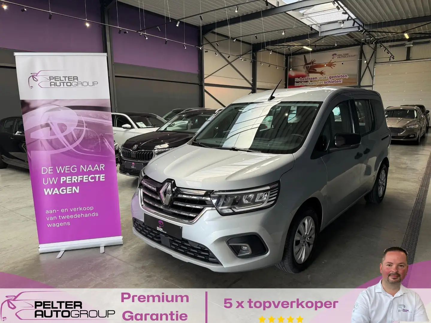 Renault Kangoo 1.5 Blue DCi 5 zitter Perfecte Staat! Grijs - 1