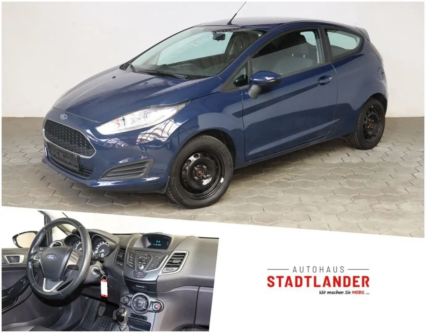 Ford Fiesta Trend 1.25 KLIMA Bleu - 1
