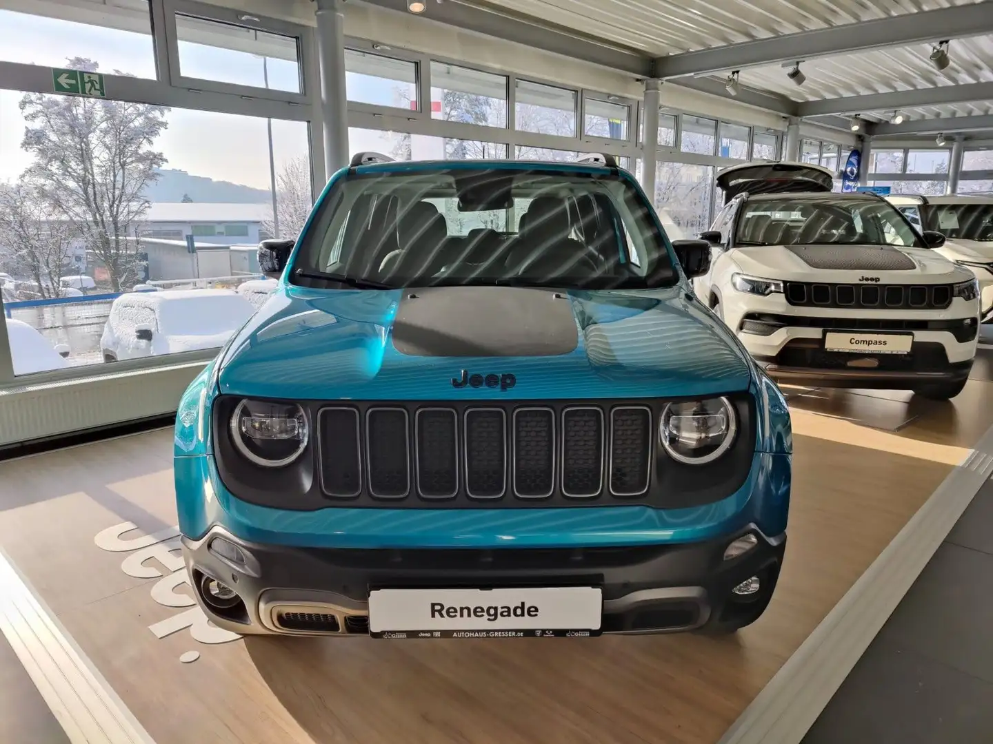 Jeep Renegade Trailhawk Plug-In-Hybrid 4Xe Blau - 2
