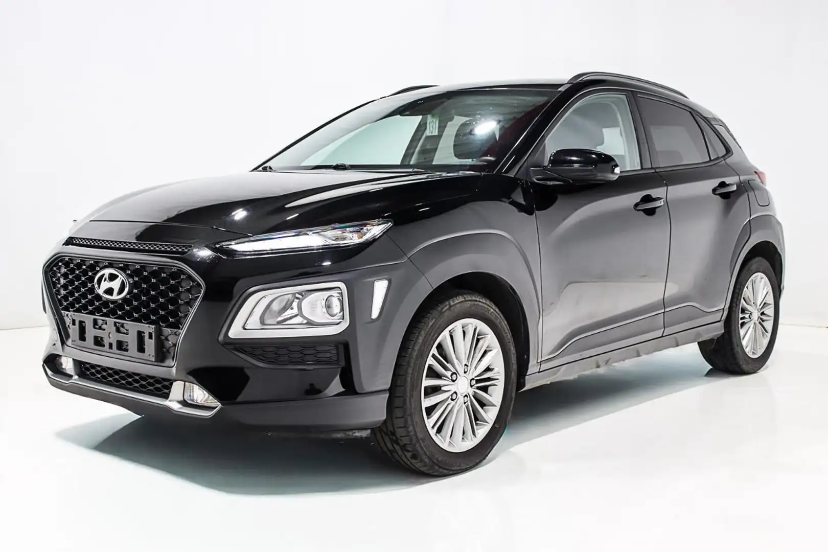 Hyundai KONA 1.0 T GDI 120 JA17 - CAM - GPS Zwart - 2