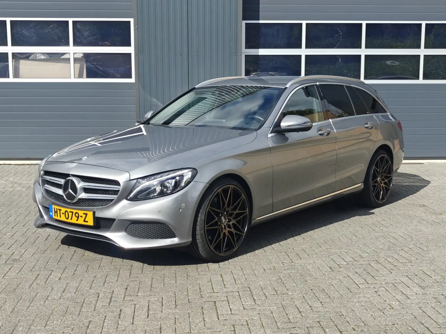 Mercedes-Benz C 350 Estate 350E Burmester| Adaptive Cruise | Leder | 3 Gris - 1