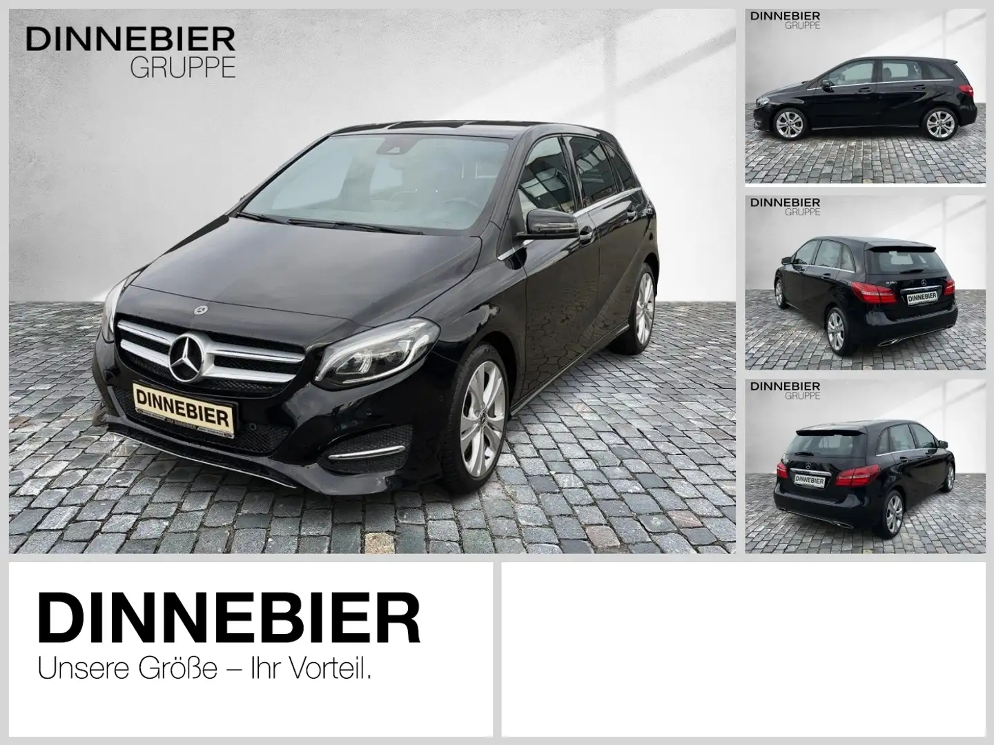 Mercedes-Benz B 180 B180 Urban LED+Einparkhilfe+Allwetter+Navi Zwart - 1