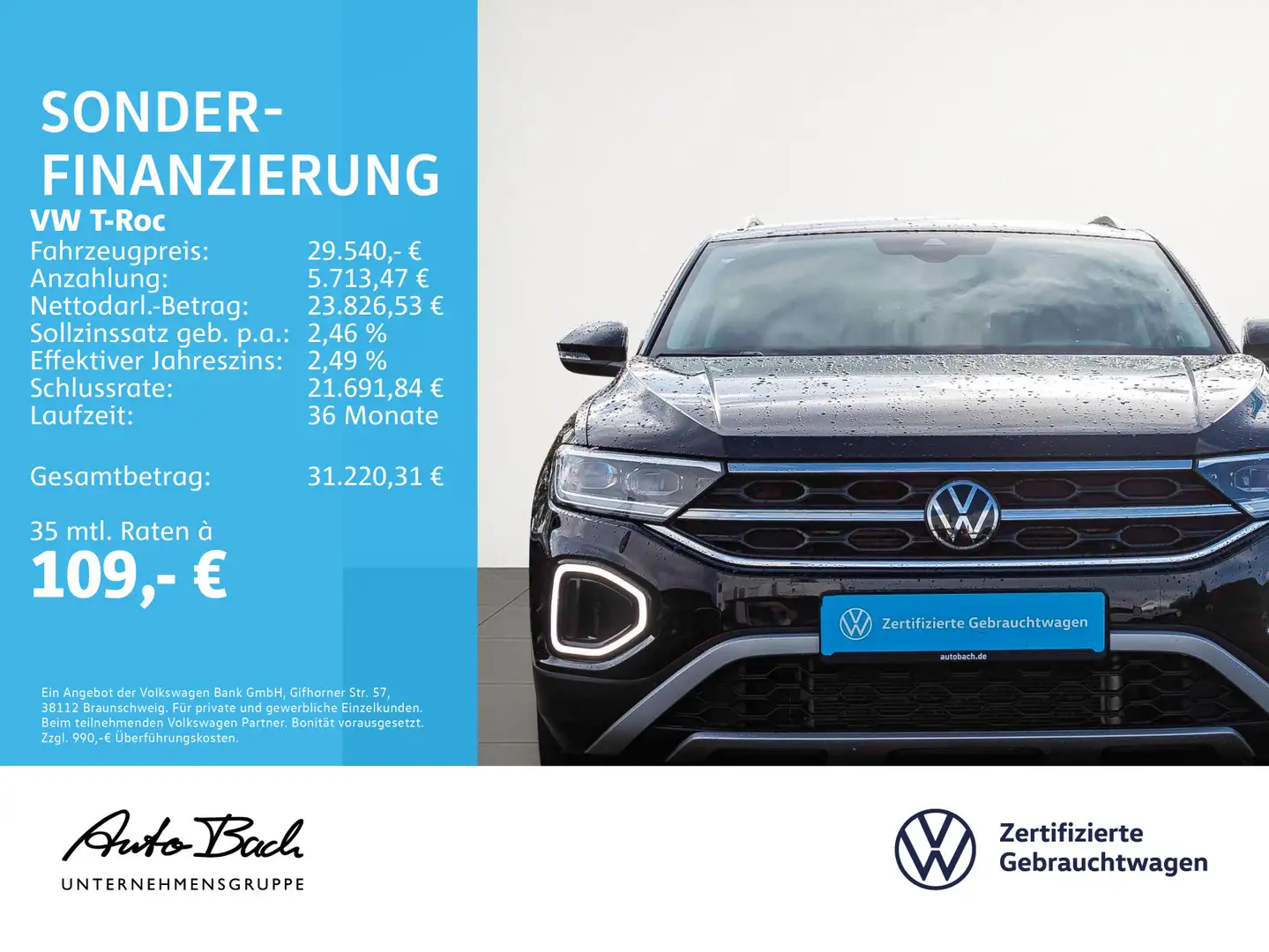 Volkswagen T-Roc T-ROC 1.5 TSI DSG Style, Digital Cockpit Pro, AH Noir - 2