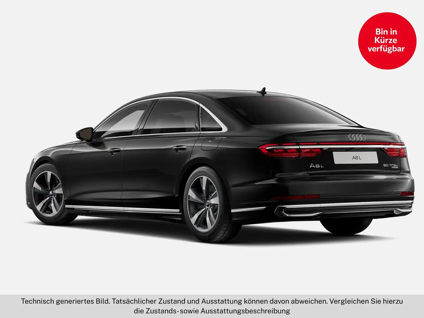 Audi A8 60 TFSI e quattro Lang Schwarz - 2