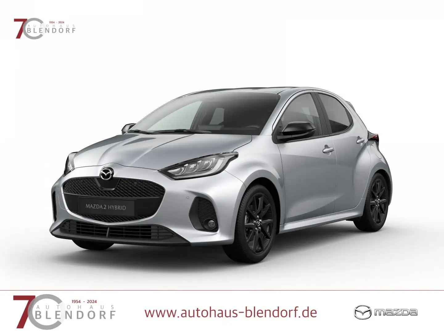 Mazda 2 Hybrid Homura LED|Kamera|Sitzheizung Zilver - 1