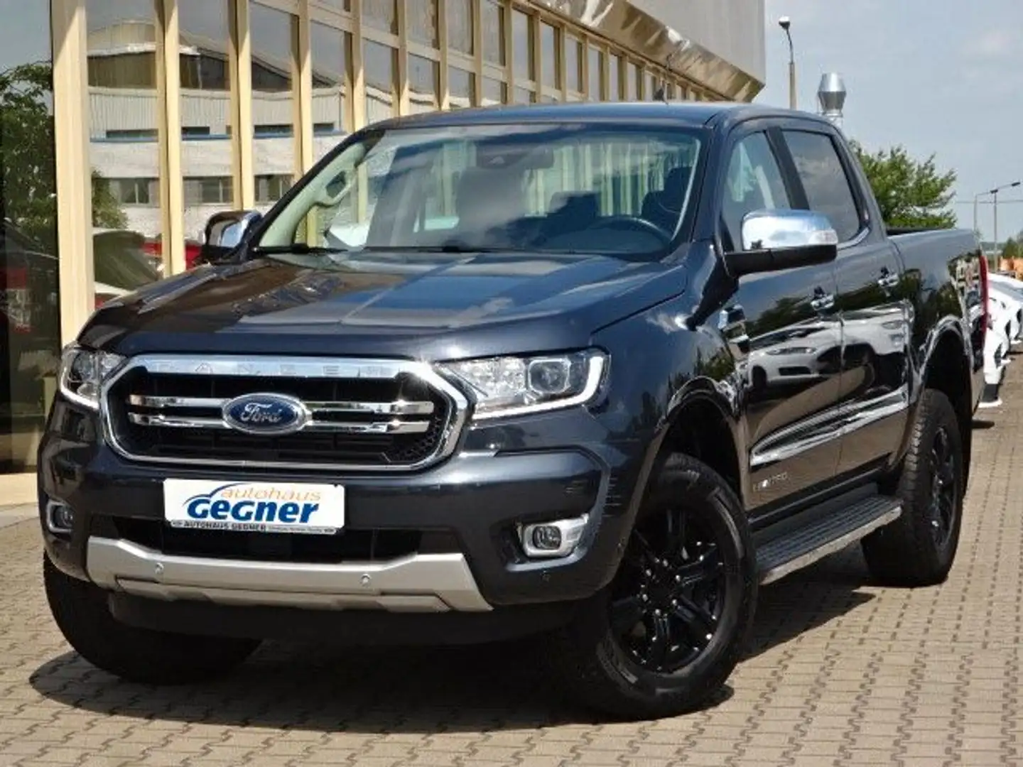 Ford Ranger Doka 212PS Limited  4x4 AHK Leder Navi Gris - 2