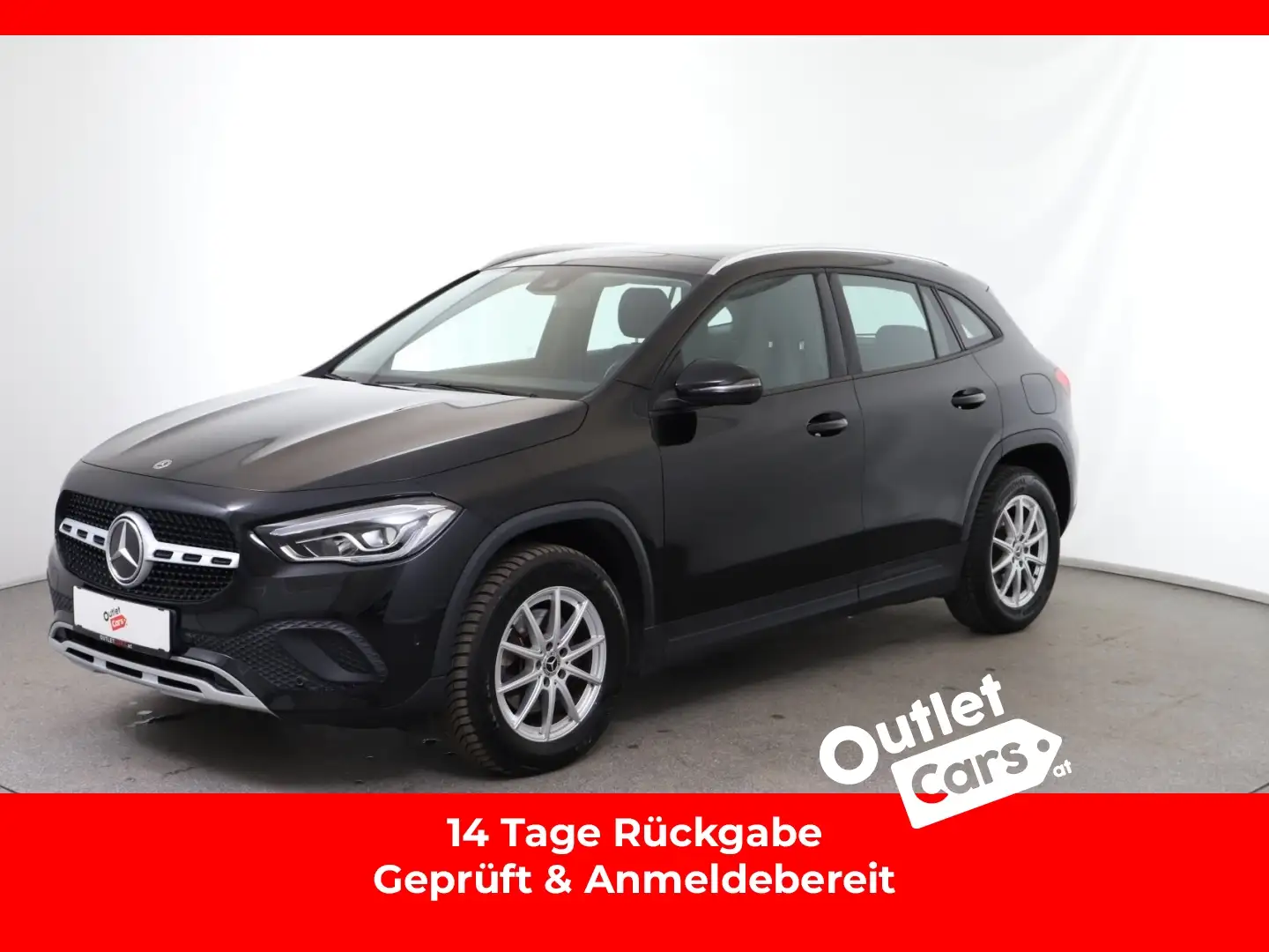 Mercedes-Benz GLA 180 d Aut. AHK AUT Kam. KeyLess KlimaA LM Navi SD Schwarz - 1