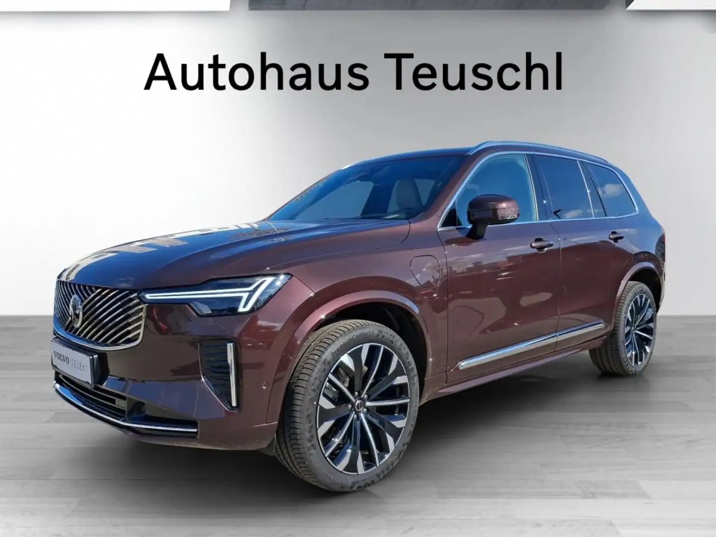 Volvo XC90 Ultra, T8 AWD Plug-in Hybrid, Elektrisch/Benzin, Bright, 7 S Rot - 1