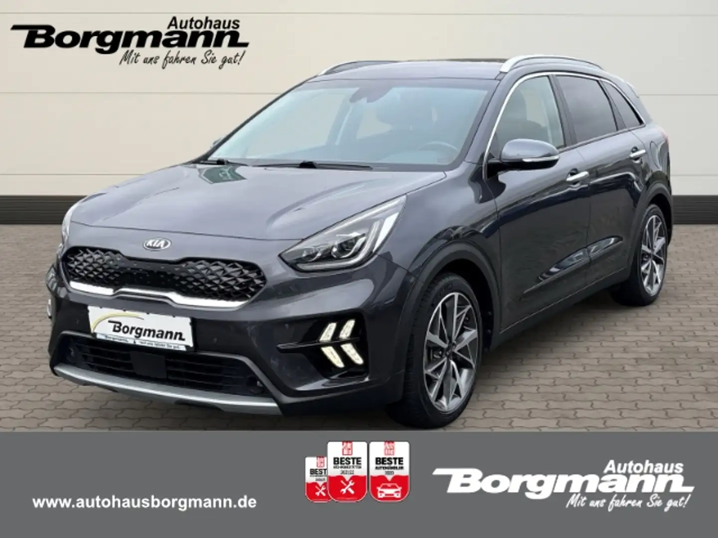 Kia Niro Spirit Hybrid Sitzheizung - Tempomat - Keyless Go Grijs - 1