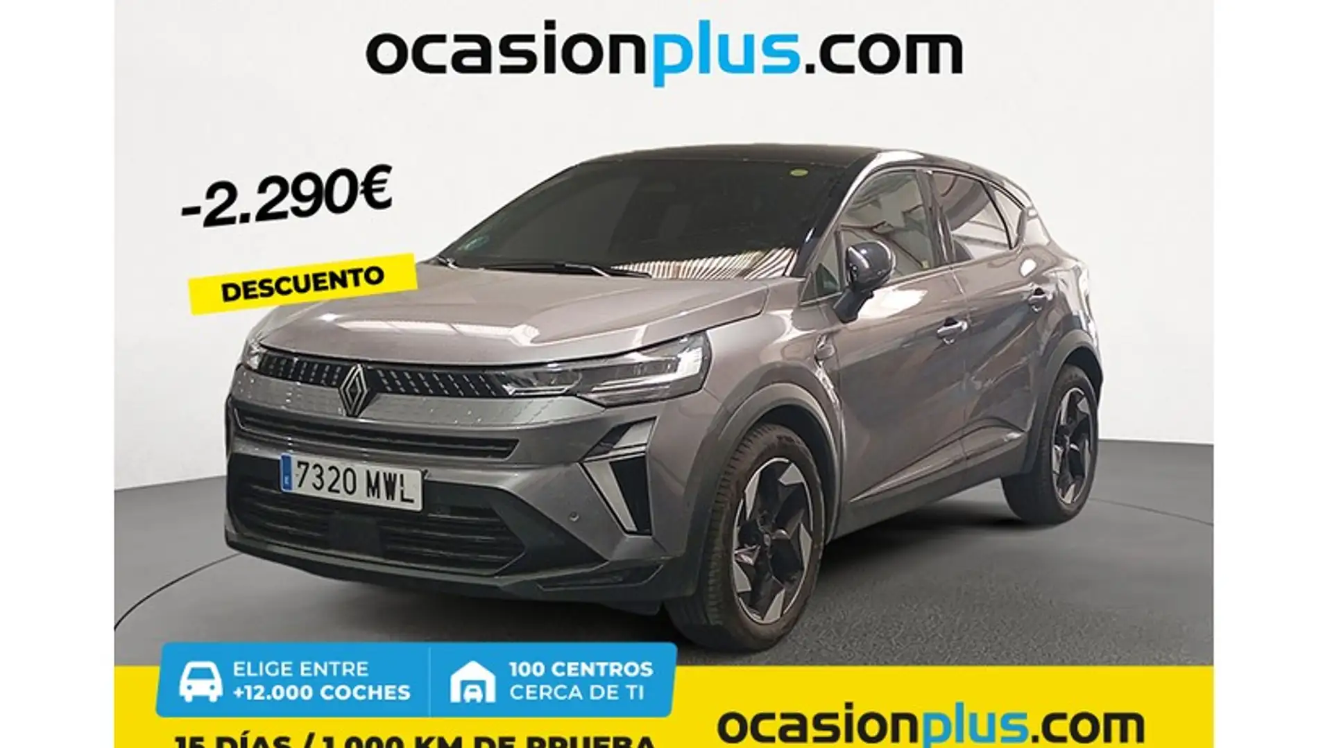 Renault Captur TCe GPF Micro Híbrido Techno 103kW Gris - 1