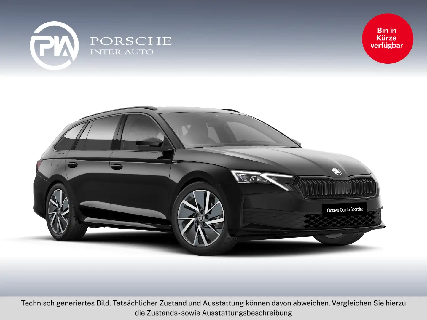 Skoda Octavia Sportline TSI mHEV DSG Schwarz - 1