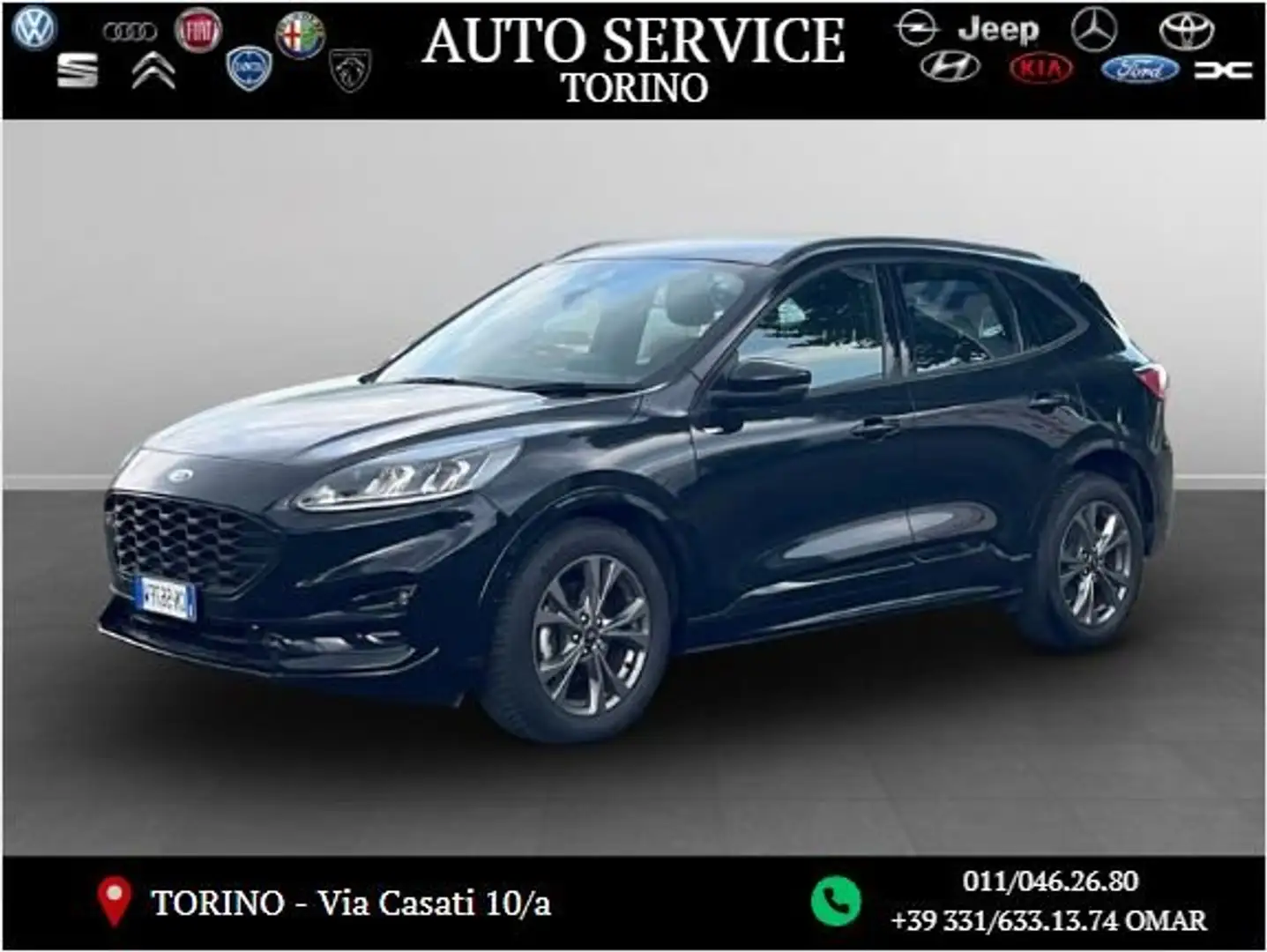 Ford Kuga 2.0 ecoblue ST-Line X Design 2wd 120cv auto Schwarz - 1