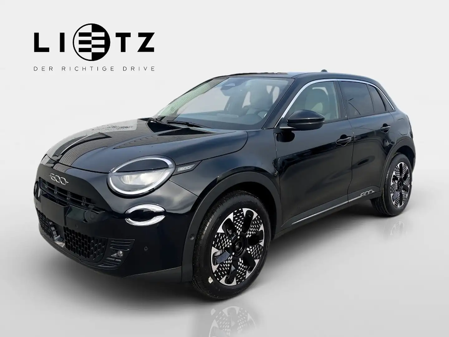 Fiat 600 Hybrid mHEV 145 6-Gang eDCT La Prima Schwarz - 1