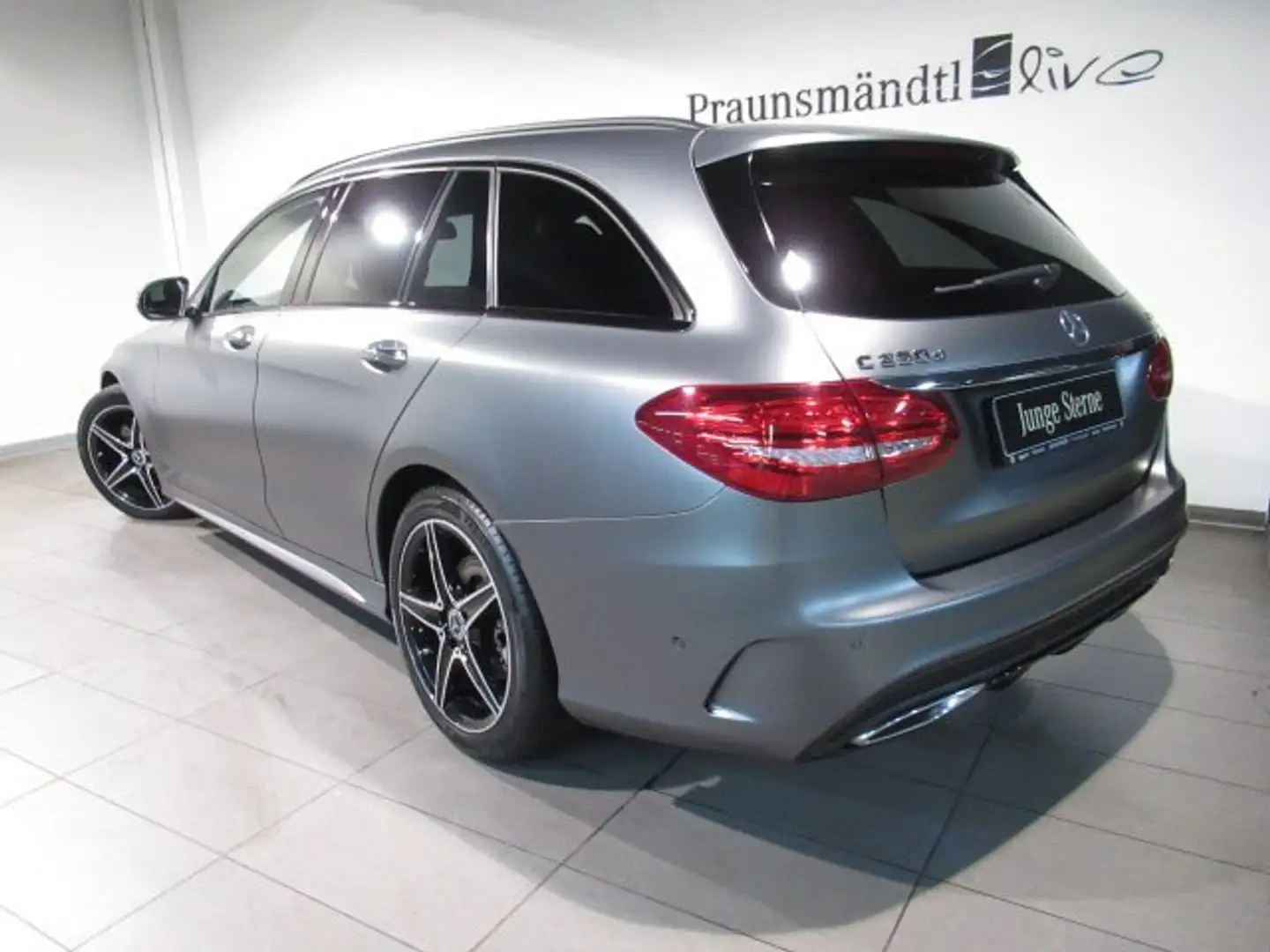 Mercedes-Benz C 250 d T 4M AMG Night Pano/MuBe/eleHe/Sound/360 Gris - 2