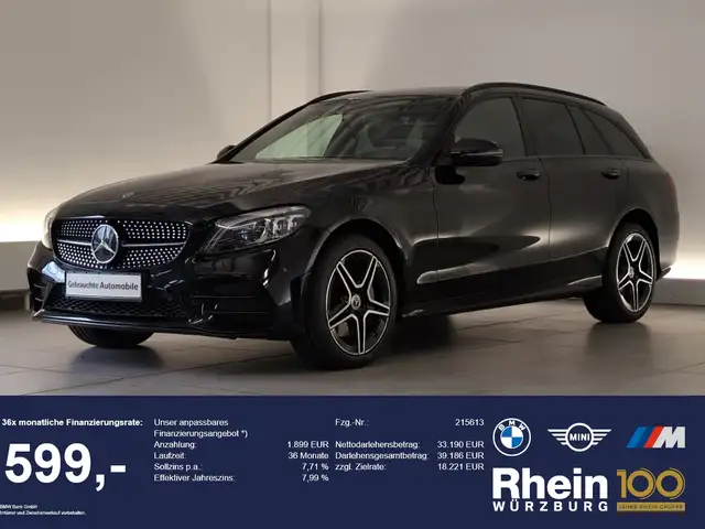 Mercedes-Benz C 400 C400 AMG Line Navi/LED/RFK/SHZ/HuD/DAB/SLI Navi/LE
