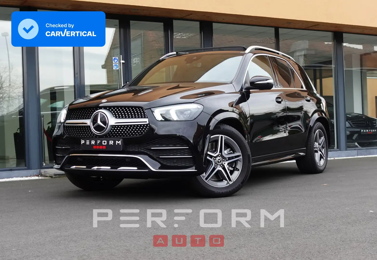 Mercedes-Benz GLE 450 4MATIC*AMG*HYBRID*PANO*SERVICE BOOK* + 1J GARANTIE Zwart - 1