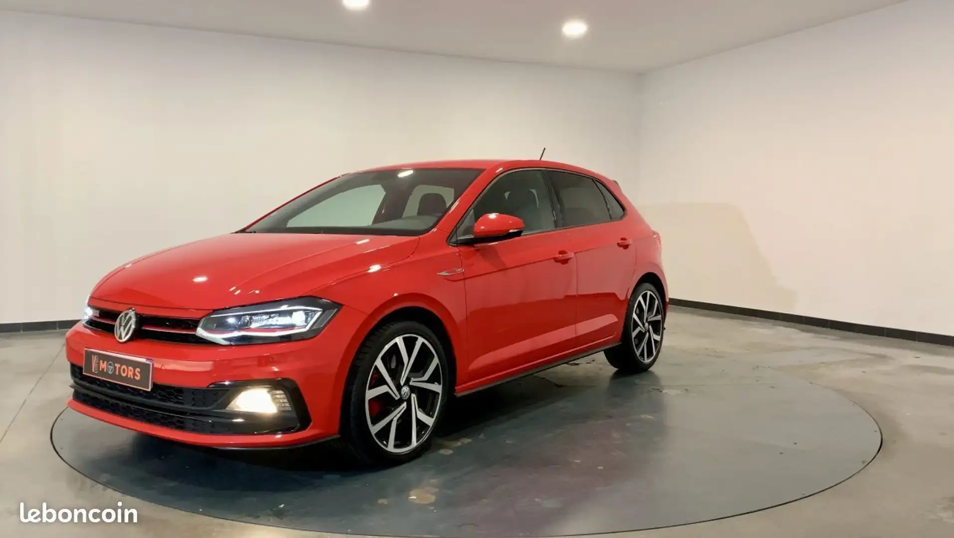 Volkswagen Polo 2.0 GTI 200CV DSG6 FRANÇAISE SUIVI COMPLET VW Rojo - 1