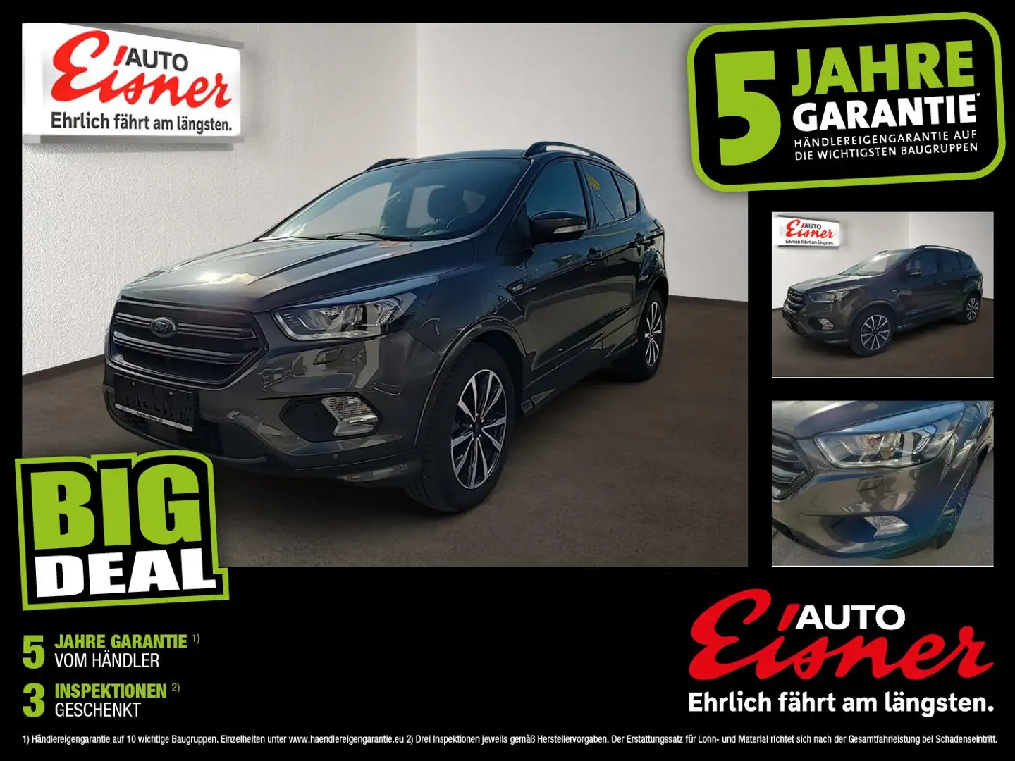 Ford Kuga 1.5 TDCI ST- LINE TOP Zustand ! Grau - 1