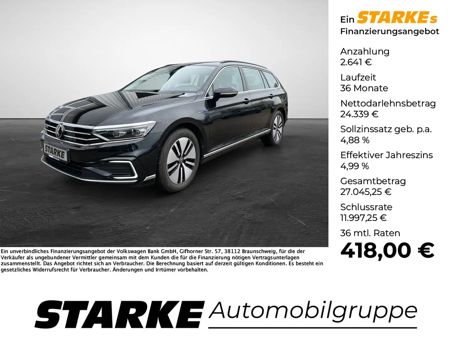 Volkswagen Passat Variant GTE 1.4 TSI DSG Negro - 1