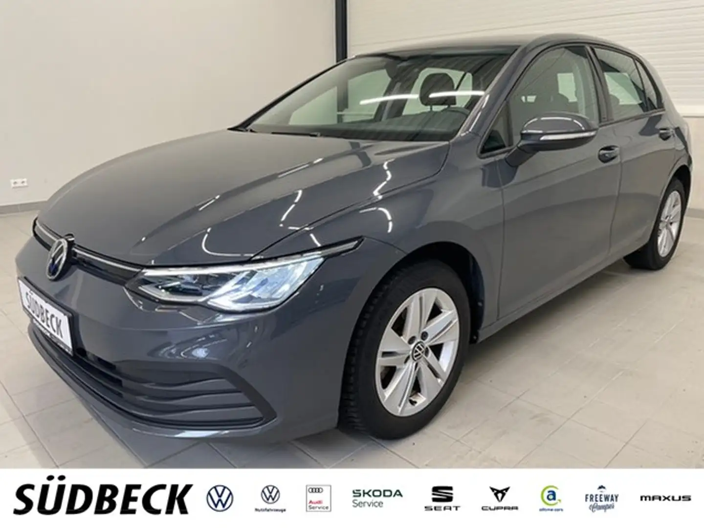 Volkswagen Golf VIII 1.5 TSI Life LANE+APP+LED Grau - 1