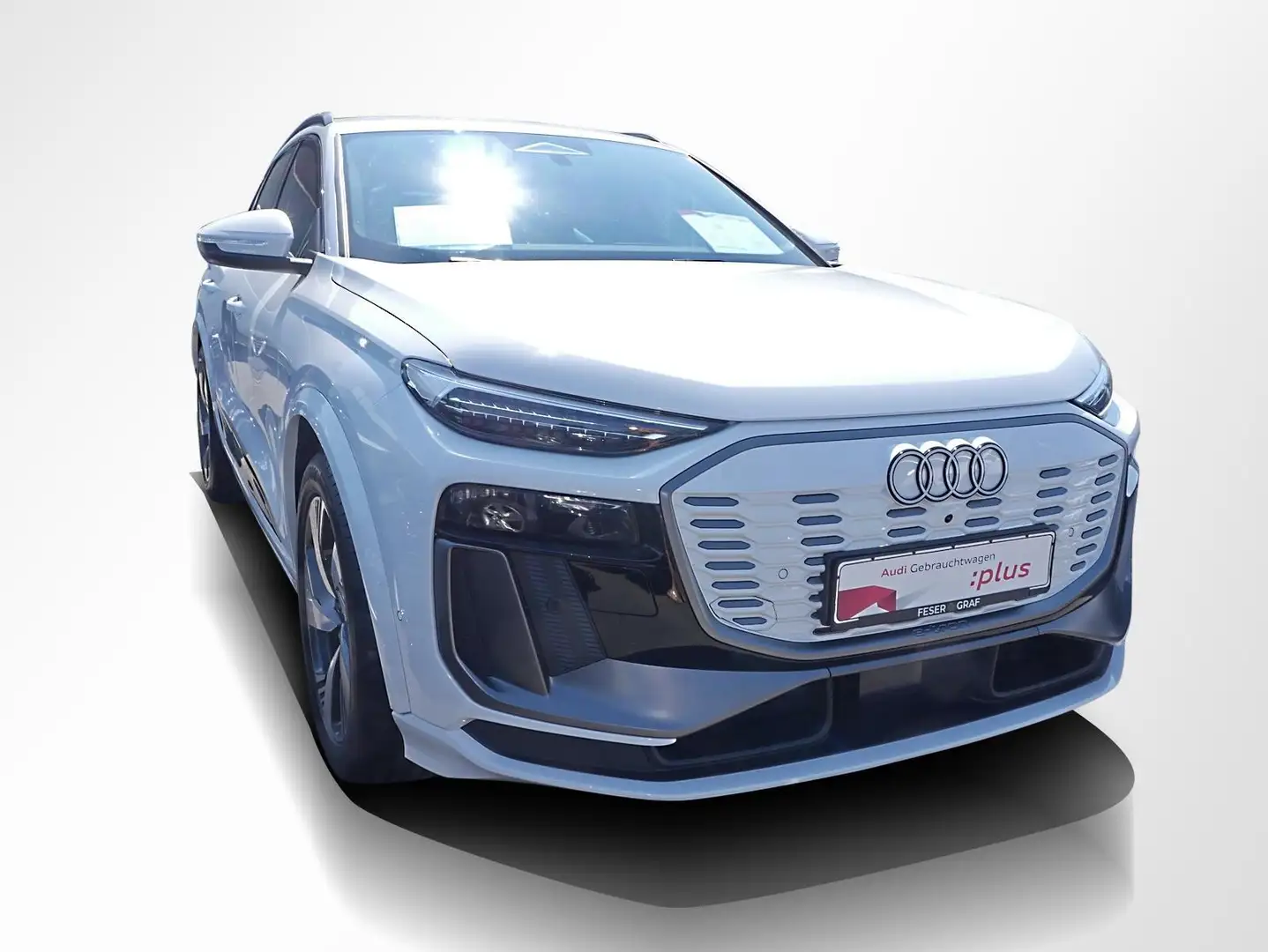Audi Q6 e-tron 55 qu. 2x S line 360° Matrix Tech plus Weiß - 2