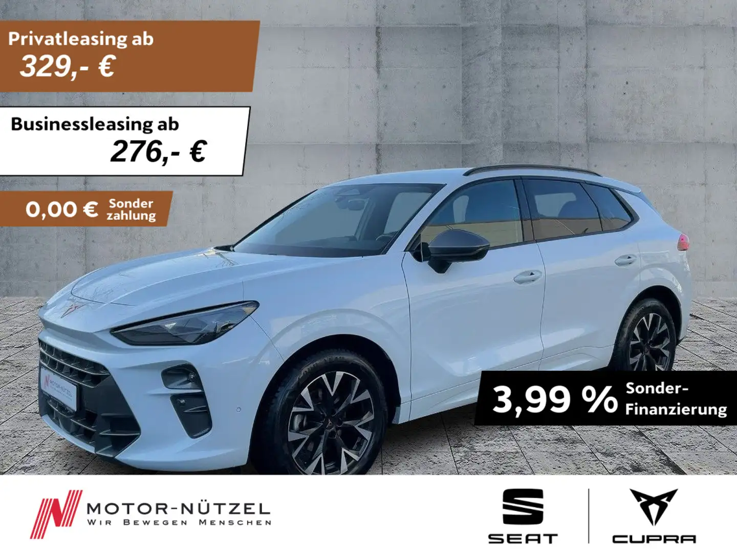 CUPRA Terramar 1.5eTSI DSG LED+NAV+APP+ACC+SHZ+RFK+NSW Weiß - 1