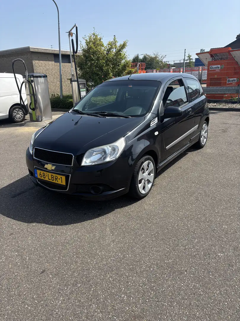 Chevrolet Aveo 1.2 16V LS+ Zwart - 1