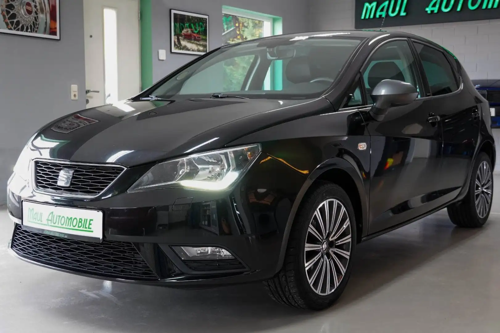 SEAT Ibiza Connect Shz,Klima,Navi,8-Fach Noir - 1