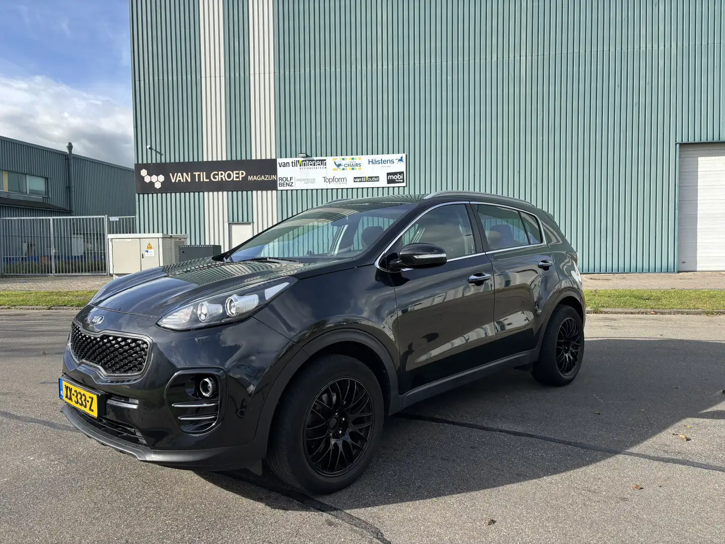 Kia Sportage 1.6 GDI DynamicLine 6-Bak 132 PK. Negro - 1