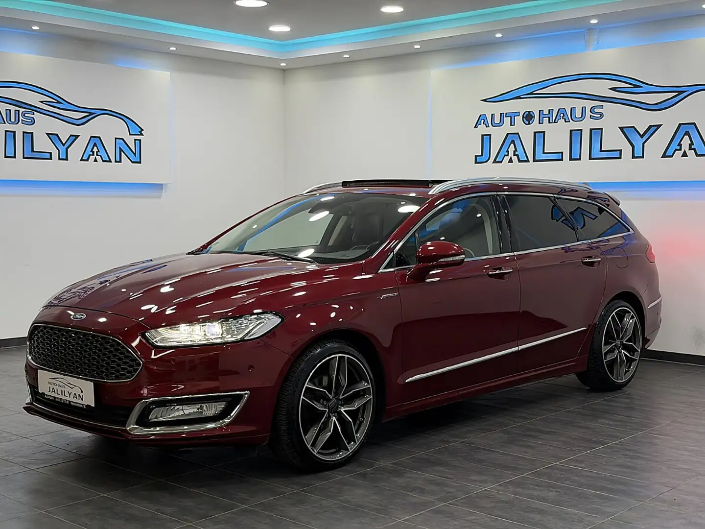 Ford Mondeo Traveller Vignale 2,0 TDCi BI TURBO, PANO, AHK,... Rot - 2