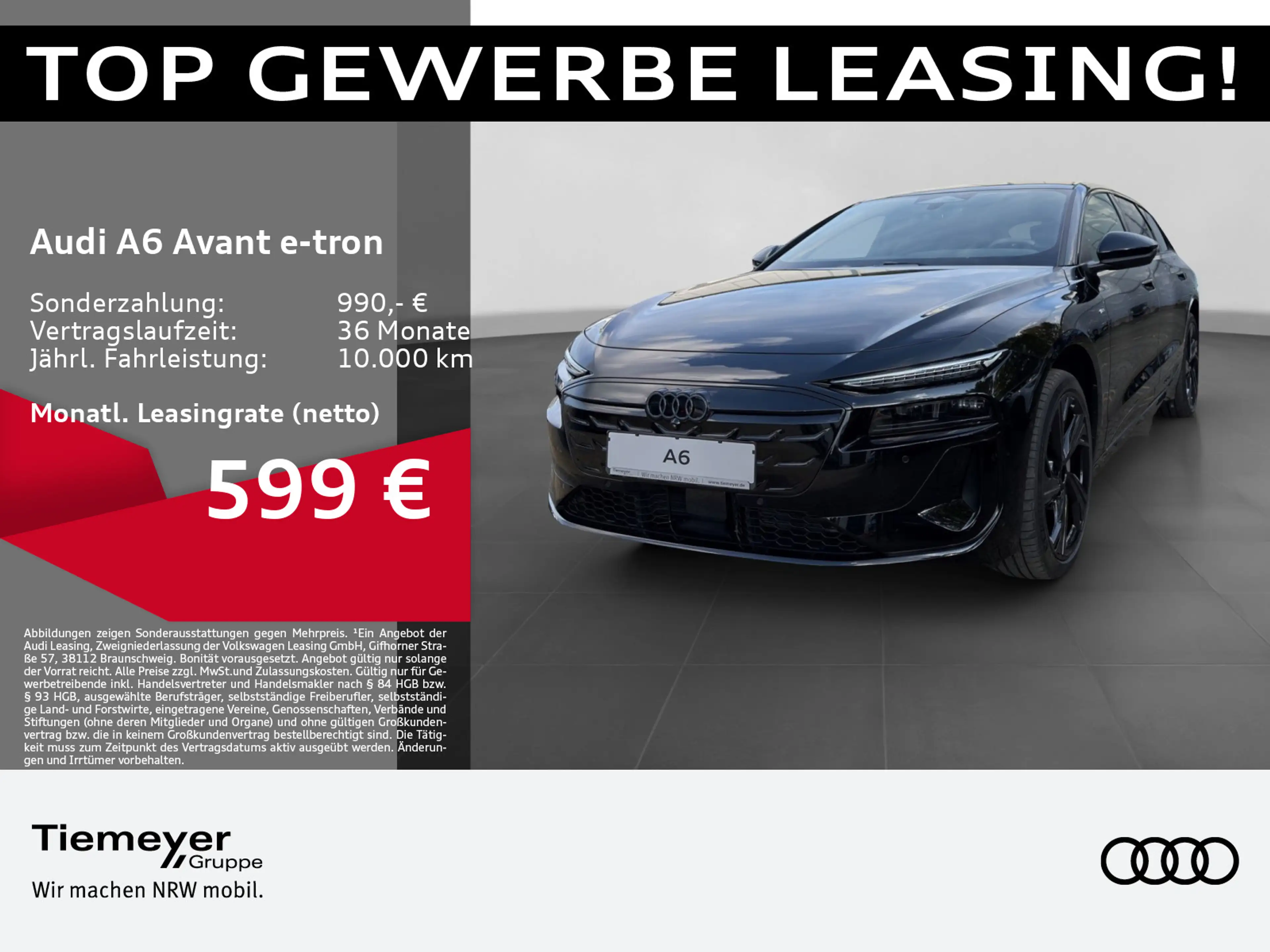 Audi A6 e-tron performance S LINE MATRIX PANO H
